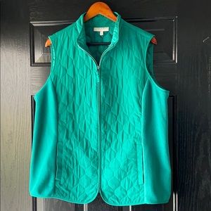 Talbots Green Vest